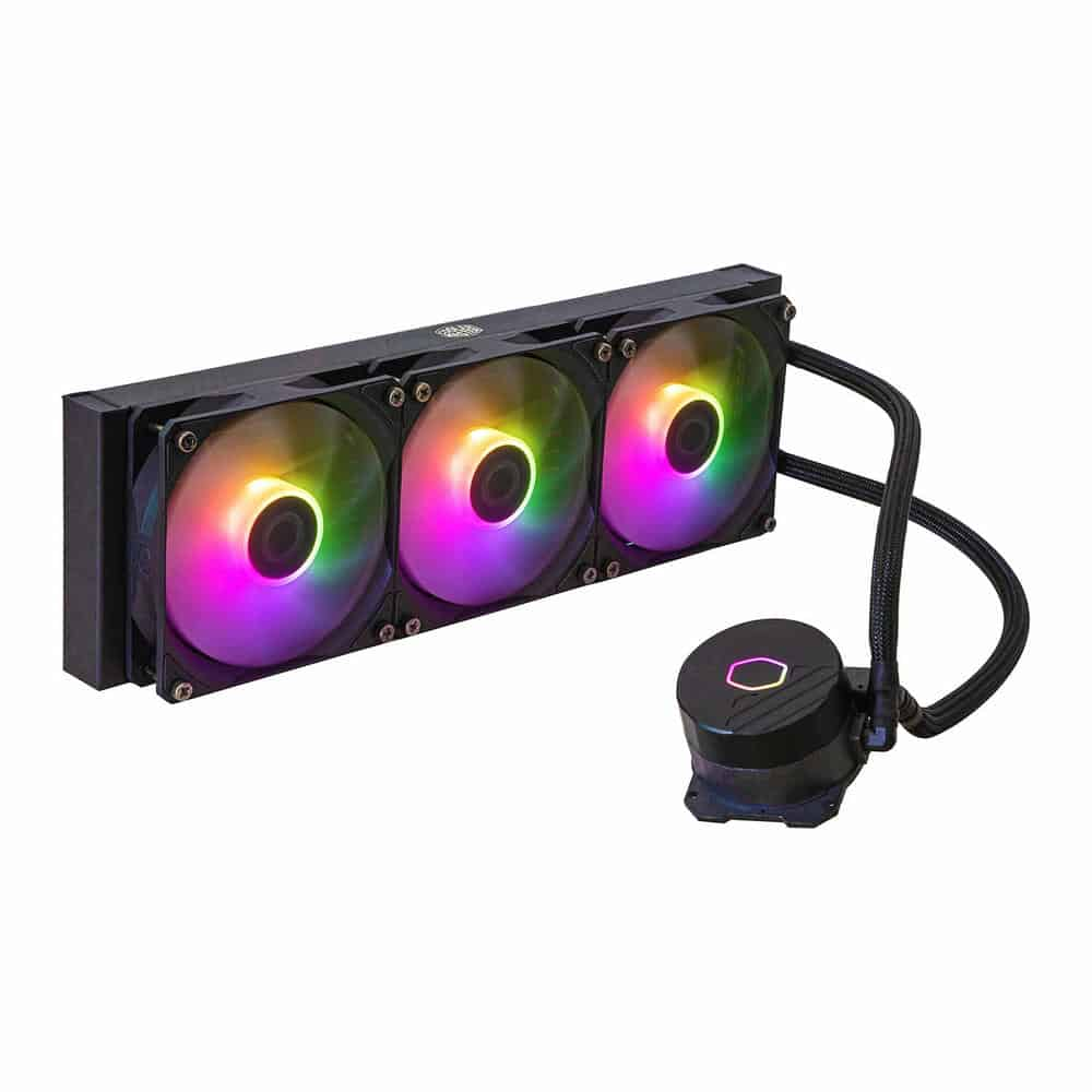 (image for) Cooler Master 360mm MasterLiquid 360L Core ARGB Black Intel/AMD CPU Liquid Cooler